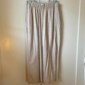 Abercrombie & Fitch Women's Linen-Blend Pull-On Pant